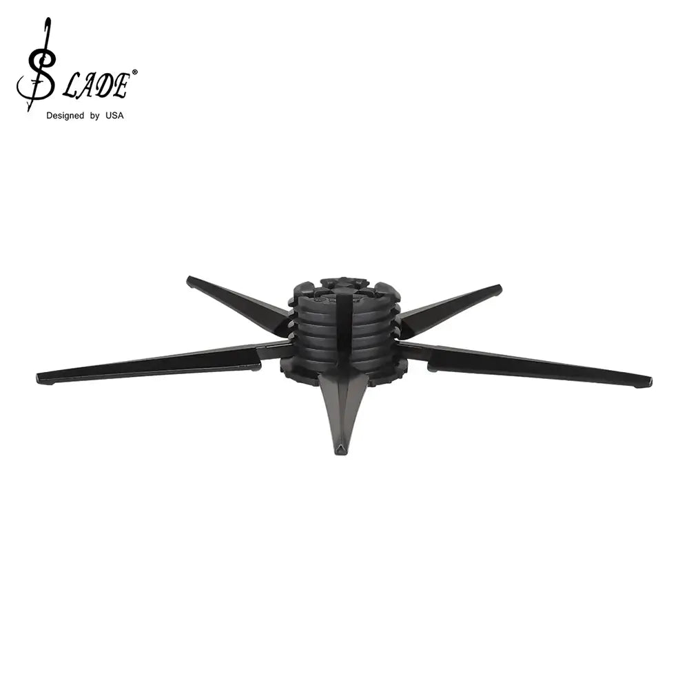 SLADE Foldable Clarinet Stand Bracket Black Metal Holder Support Portable Placement Rack Woodwind Musical Instrument Accessories