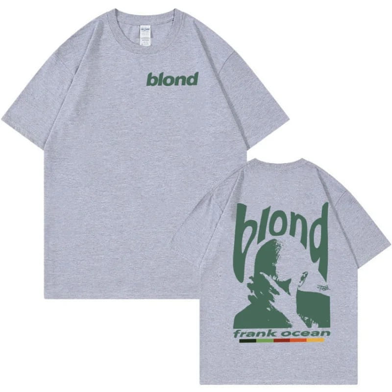 Rapper Frank Retro Graphic T Shirt Men’s women Hip Hop Ocean Album Clothing T-Shirts Y2k Unisex Blond Fashion T-shirt