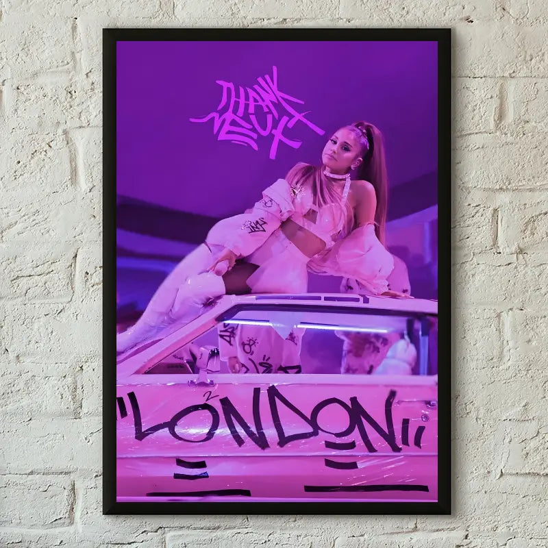 1PC Famous Singer Ariana Grande Poster Poster Paper Print Home Living Room Bedroom Entrance Bar Cafe Art Painting Decoration
