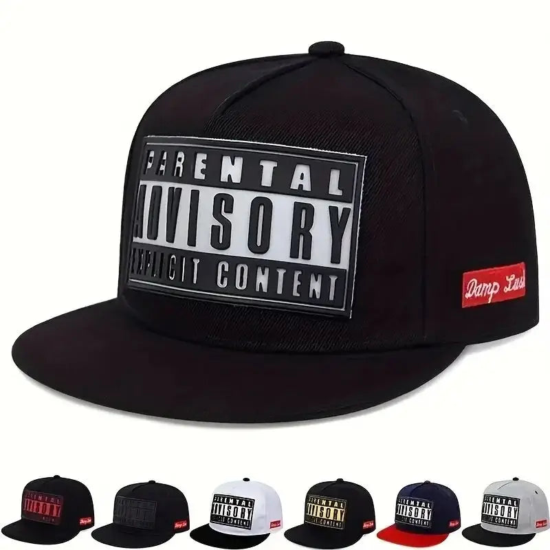 European and American cross-border hot three-dimensional letter printing baseball hat men and women flat brim hip-hop hat street