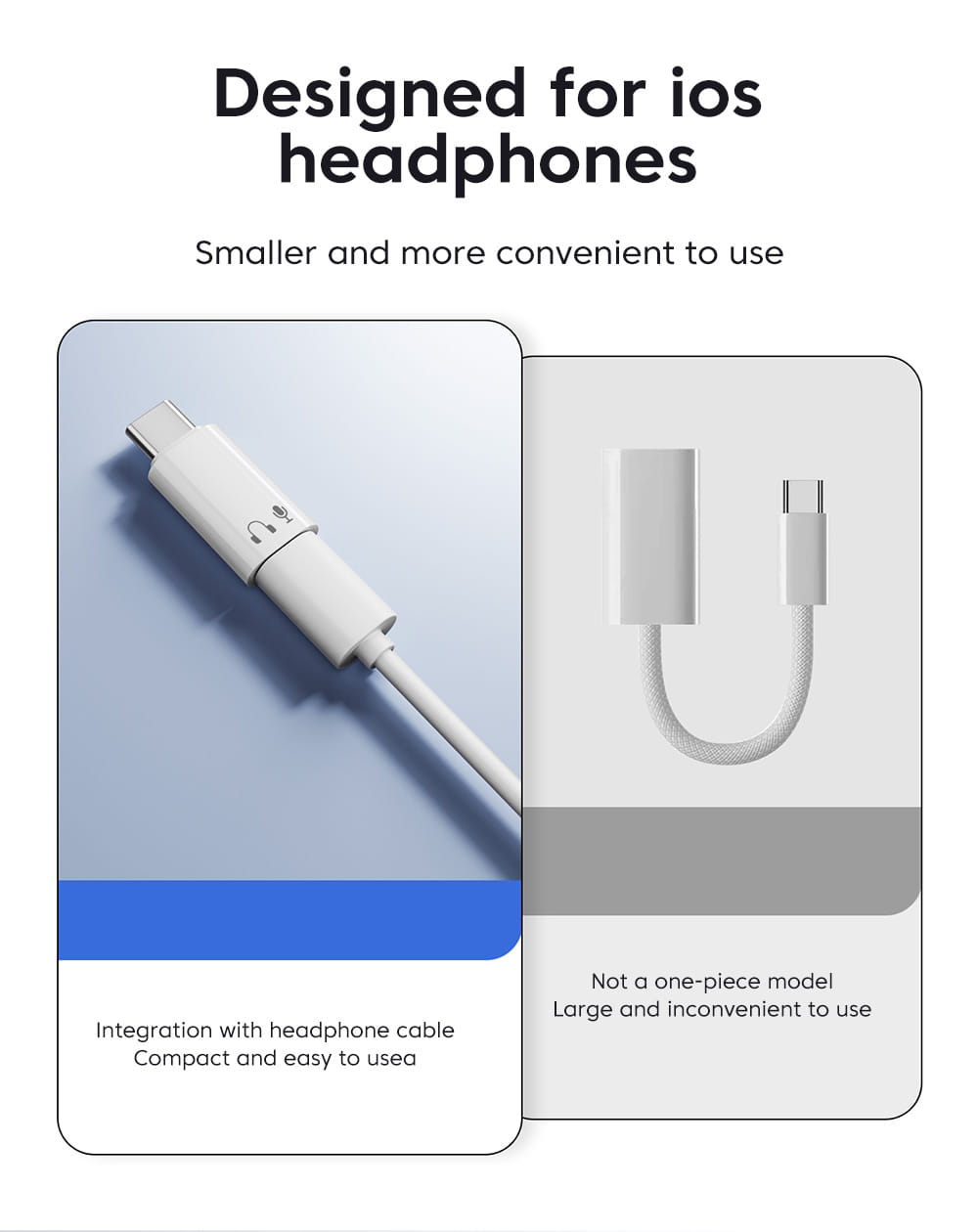 Type C To Lightning Earphone Adapter USB C Male To IOS Female Audio Converter For Iphone 15 16 Samsung USB C Lightning Adapter