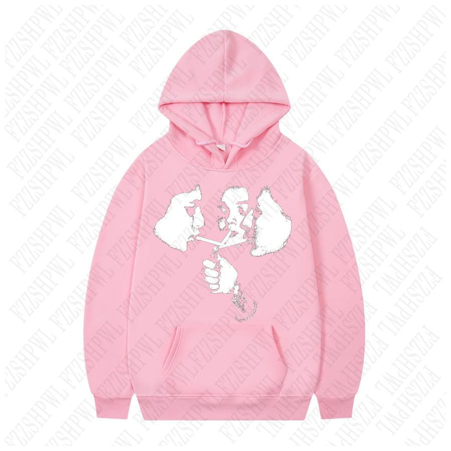 2025 hot trend 2000s men’s fashion Harajuku Gothic pattern sports hoodie retro punk hip-hop casual streetwear