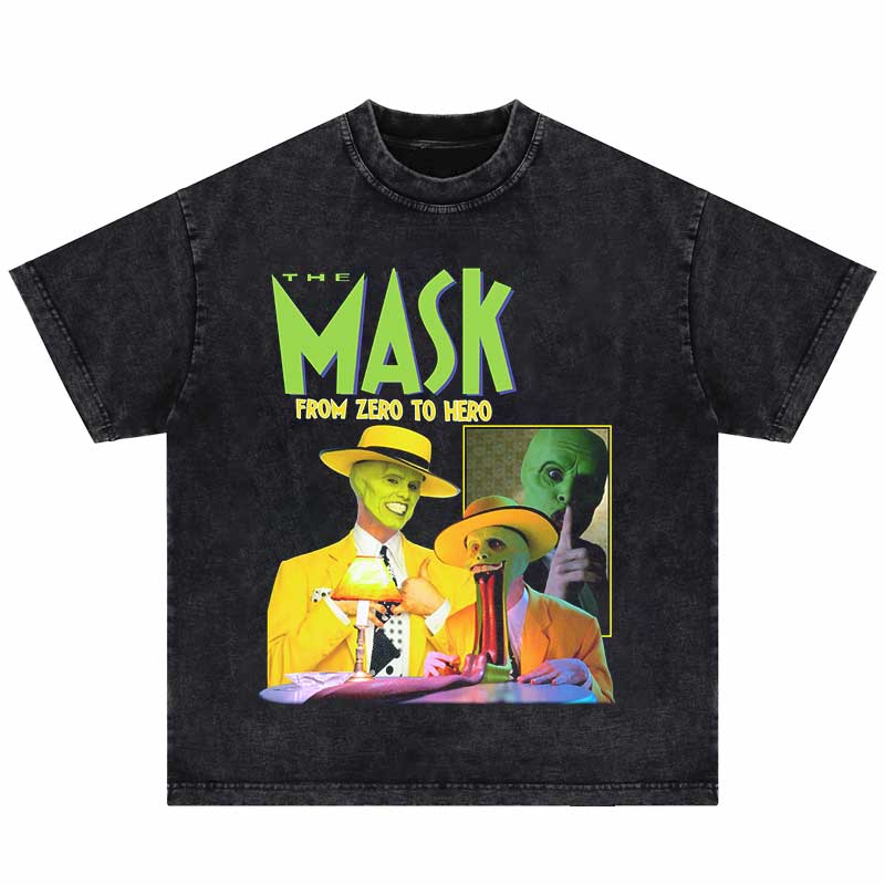 Hip Hop Oversized Men T-Shirt Punk Gothic Funny Portrait Graphic Printed Tshirt Loose Streetwear 2024 Harajuku Cotton TShirt Top