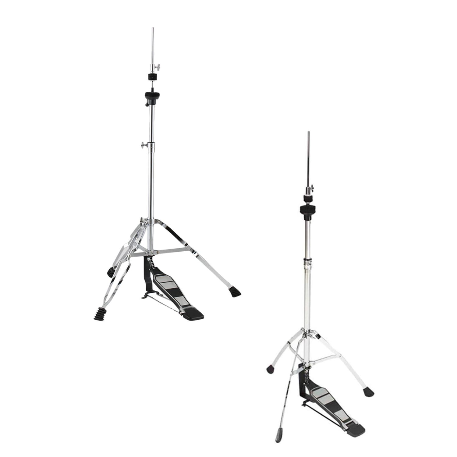 Hi Hat Tripod Stand Drum Pad Stand Mount Long Footboard Adjustable Cymbal Stand for Drummer Musical Instrument Accessories