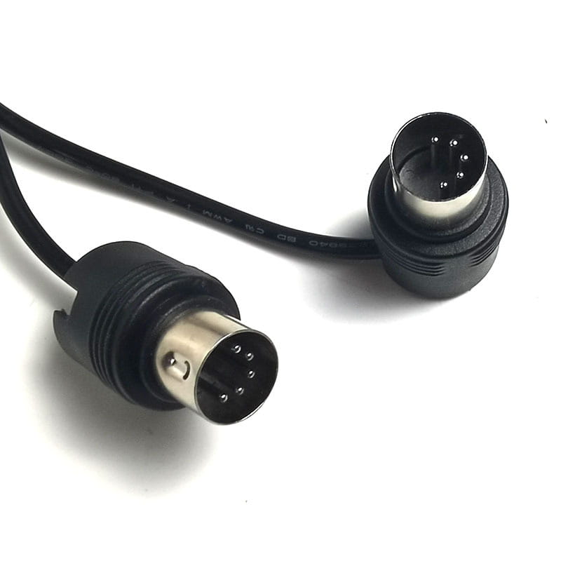 360° MIDI male to male cable 5 pin Electric Piano keyboard effector Sound card transmission Extension Cord MIDI Cable DIN Plug