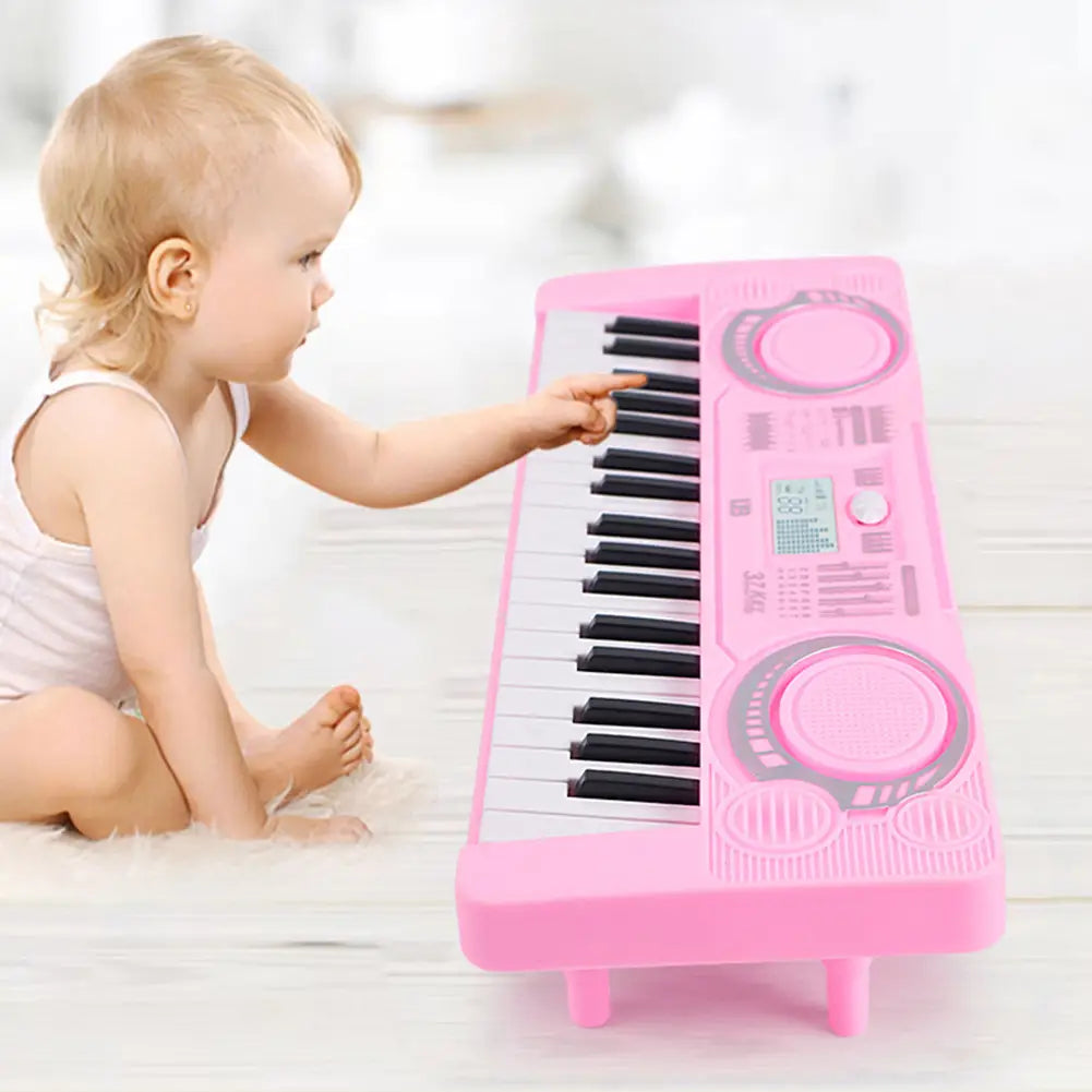37-key Children’s Electronic Piano Keyboard Portable Educational Toy Musical Instrument Organ Children’s Christmas Birthday Gift
