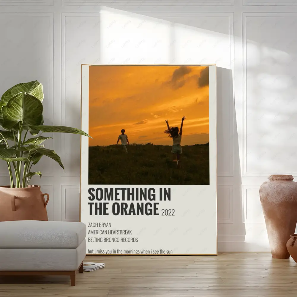 Hip Hop Rapper Music Album Zach Bryan Poster Wall art print art suitable for living room bedroom bar parlor home decoration gift