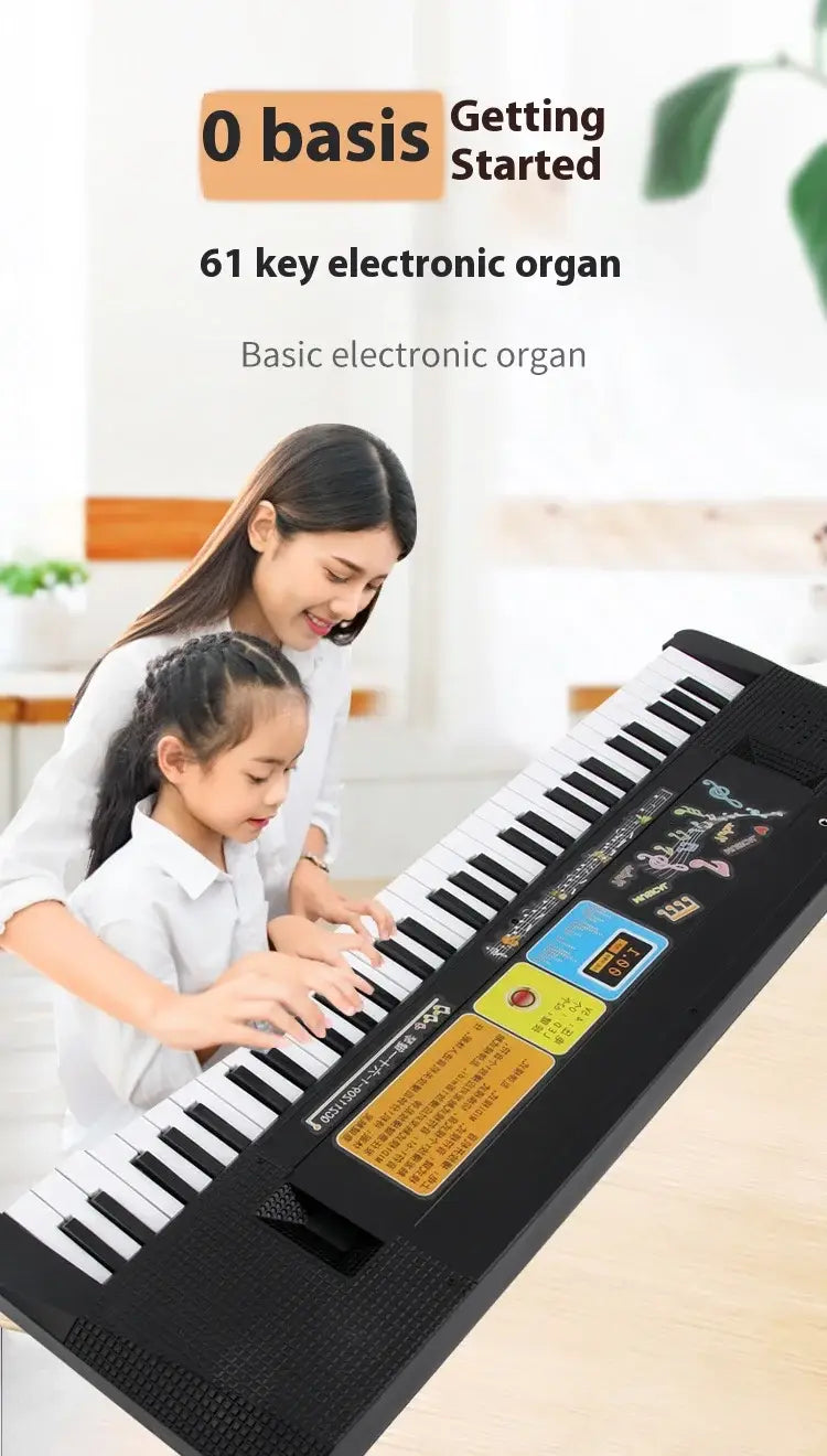 37/61-Key Digital Piano Keyboard for Kids – Portable Music Toy Beginner Learning Instrument Educational Gift for Boys Girls
