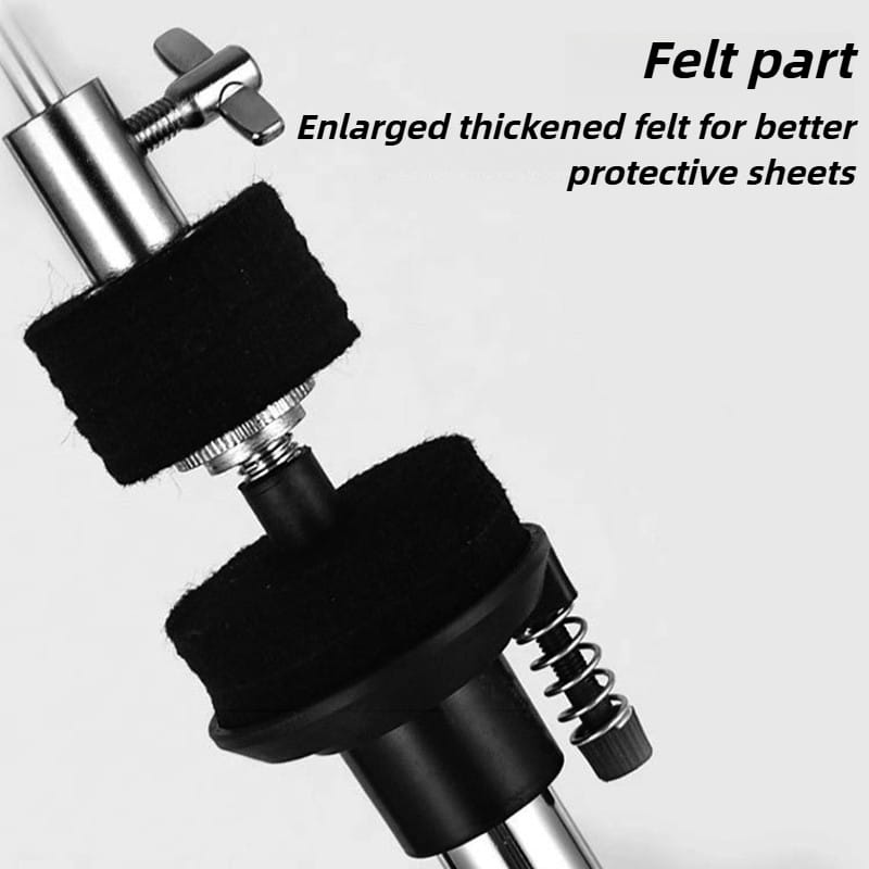 Metal Cymbal Stand 14 Inch Hi-Hat Triangle Support Bracket Height Adjustable Cymbals Rack Professional Jazz Drum Accessories