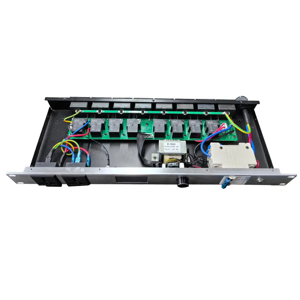 GOOERMI HS-10 Professional Audio Power Supply Sequencer Voltage Display Home Stage Engineering Conference Equipment Sound Mixers
