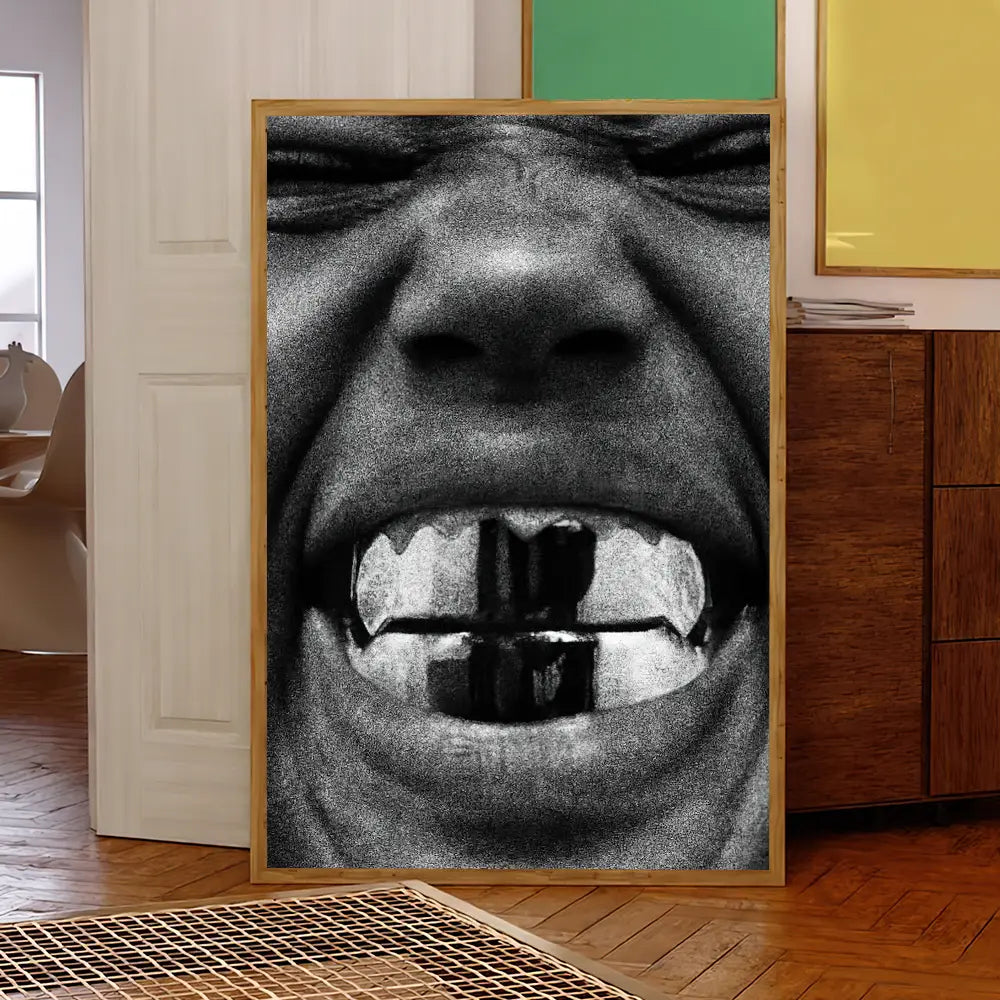 Rapper K-Kanye W-West Bully Album Poster Prints Wall Sticker Decoration Painting Self Adhesive Bedroom Living Office Home Room