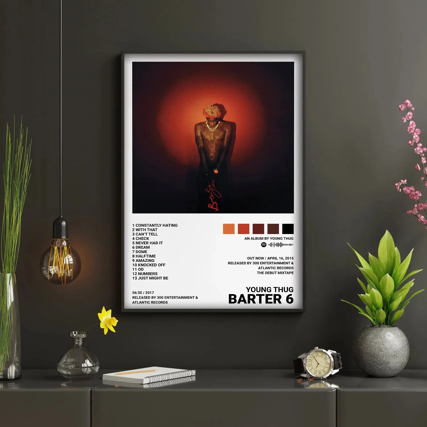 Hip Hop Rapper Young Thug So Much Fun Music Album Cover Print Posters For Room Canvas Painting Art Home Wall Decor Picture Gift