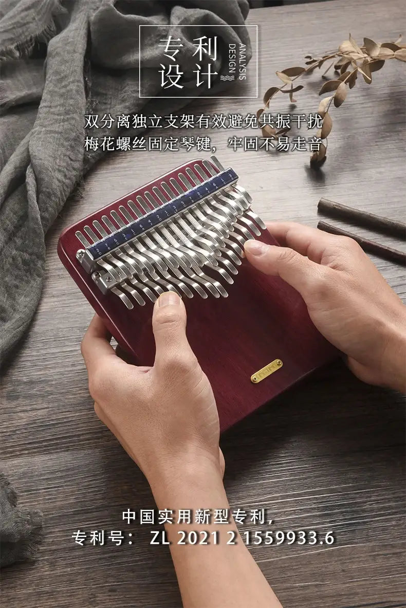 LINGTING Chromatic Kalimba 34 42 Key C Note Portable Thumb Piano Musical Keyboard Professional Kalimba Musical Instruments Gifts
