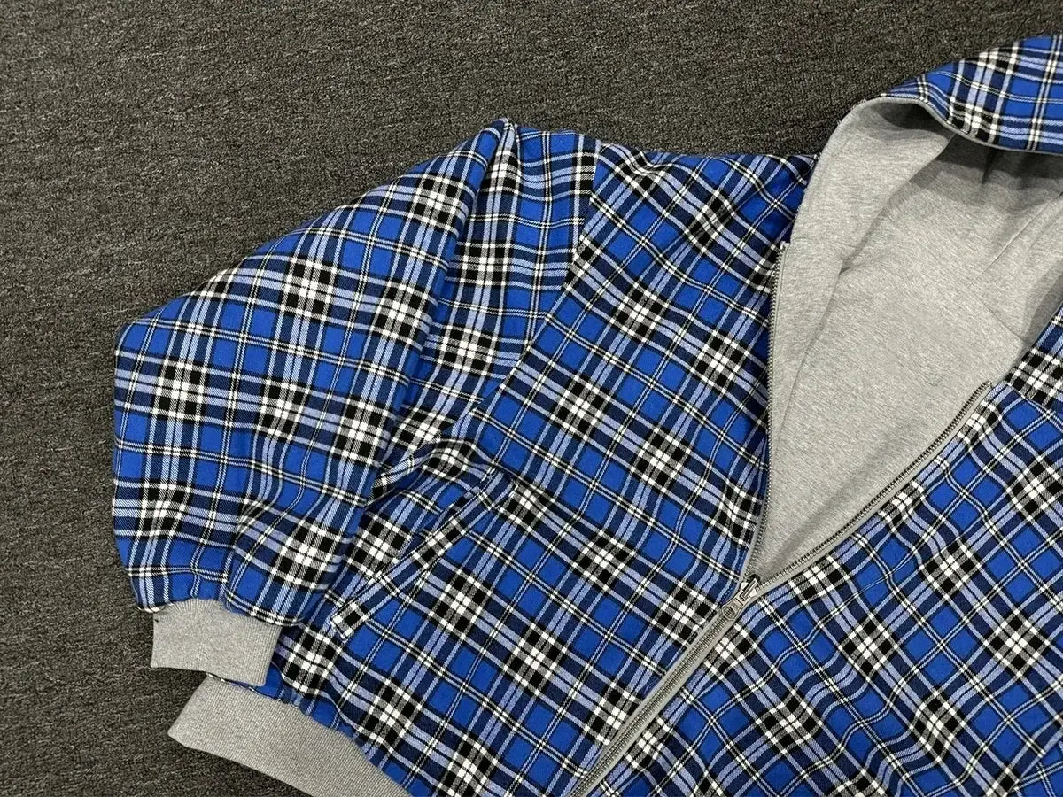American Double-Sided Plaid Loose Zipper Hoodie Men Y2K New Harajuku Hip-Hop Gothic Couple Casual Joker Sweatshirt Street Wear