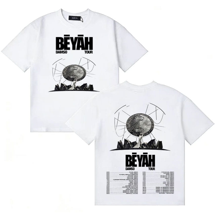 Singer Damso Trendy Album Tshrit Oversized Hip Hop Short Sleeve T Shirt Mens Women Retro Loose Music Fans Cozy Cotton Y2K Tshrit
