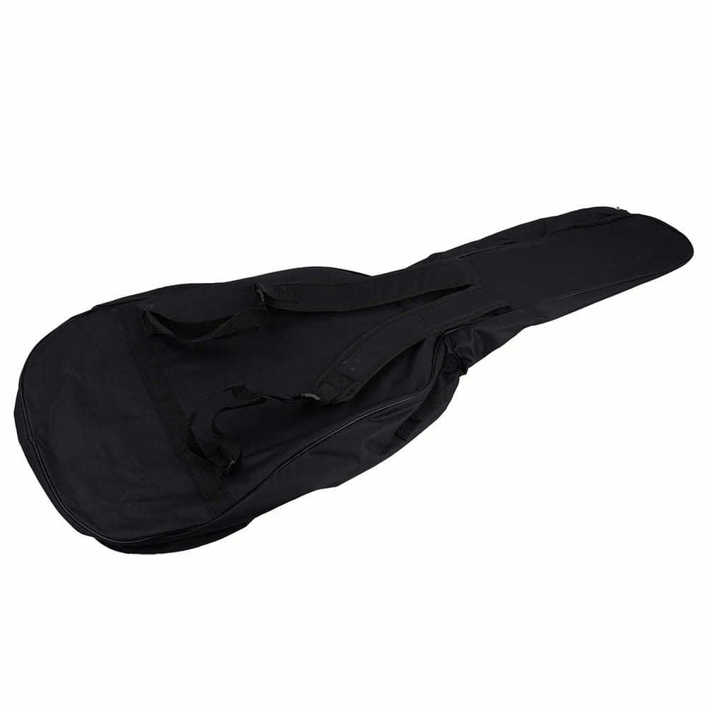 41 Inch Acoustic Guitar Bag Waterproof Rip-stop Oxford Nylon Double Straps Padded Black Guitar Case Gig Backpack Musical Instrum