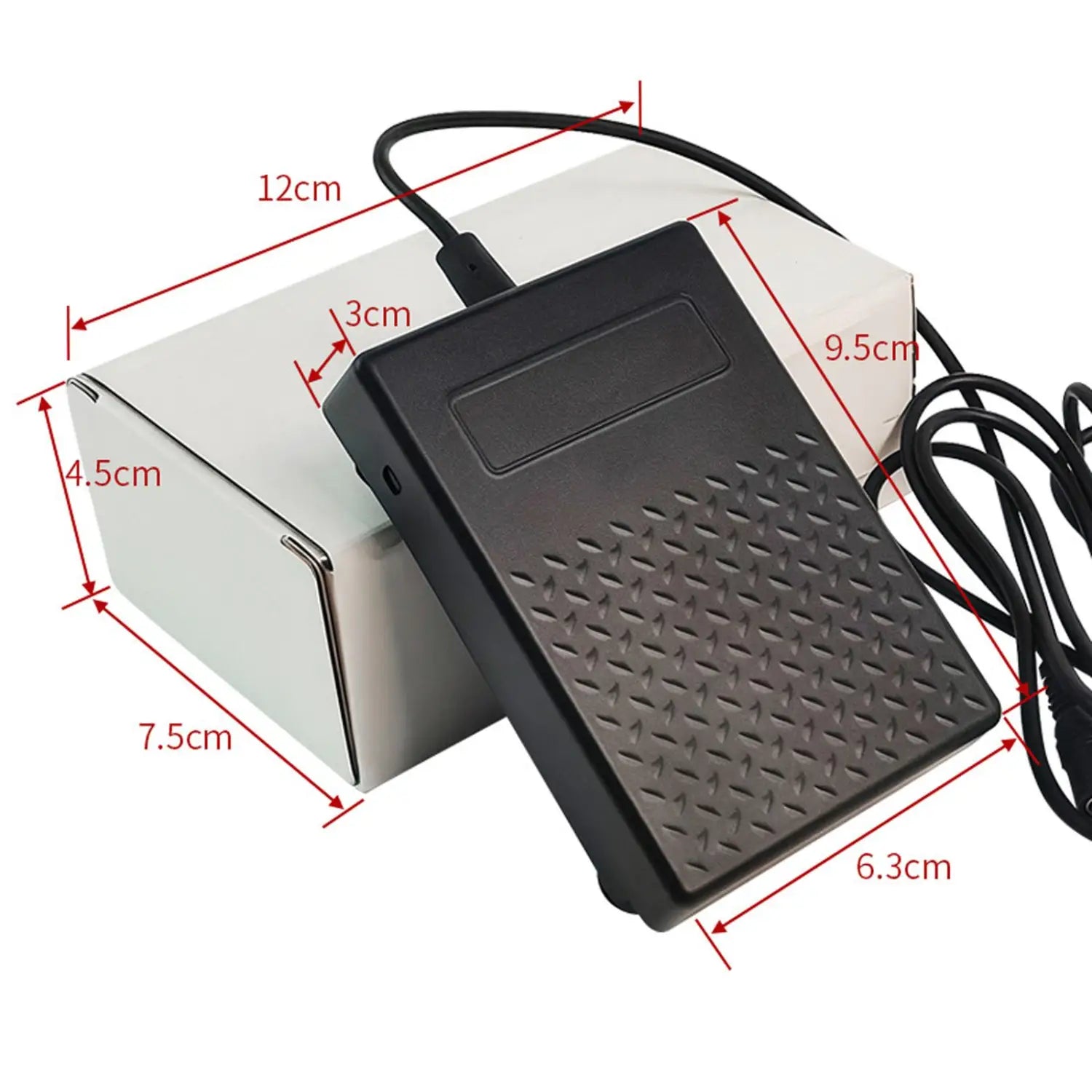 Electronic Piano Sustain Pedal Spare Parts for MIDI Keyboards, Synthesizers Sturdy Music Instrument Accessories 3.5mm Jack