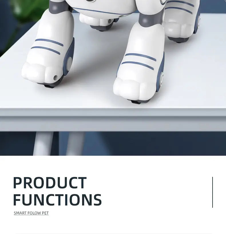 Intelligent Remote Control Robot Dog Electronic Stunt Voice Command Programmable Touch-sense Music Song Children’s Toys for Boys