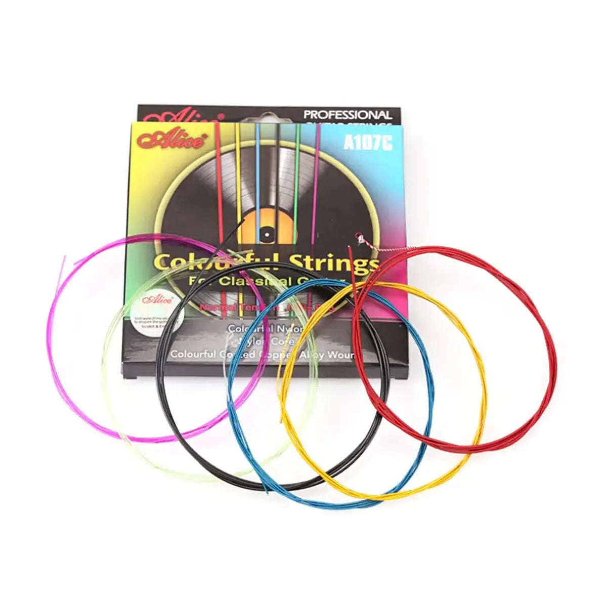 Alice Classical Guitar Strings 6 Pcs/Set Nylon Fiber Strings For Guitar Classical Musical Instruments Guitar Parts A106/107C-N
