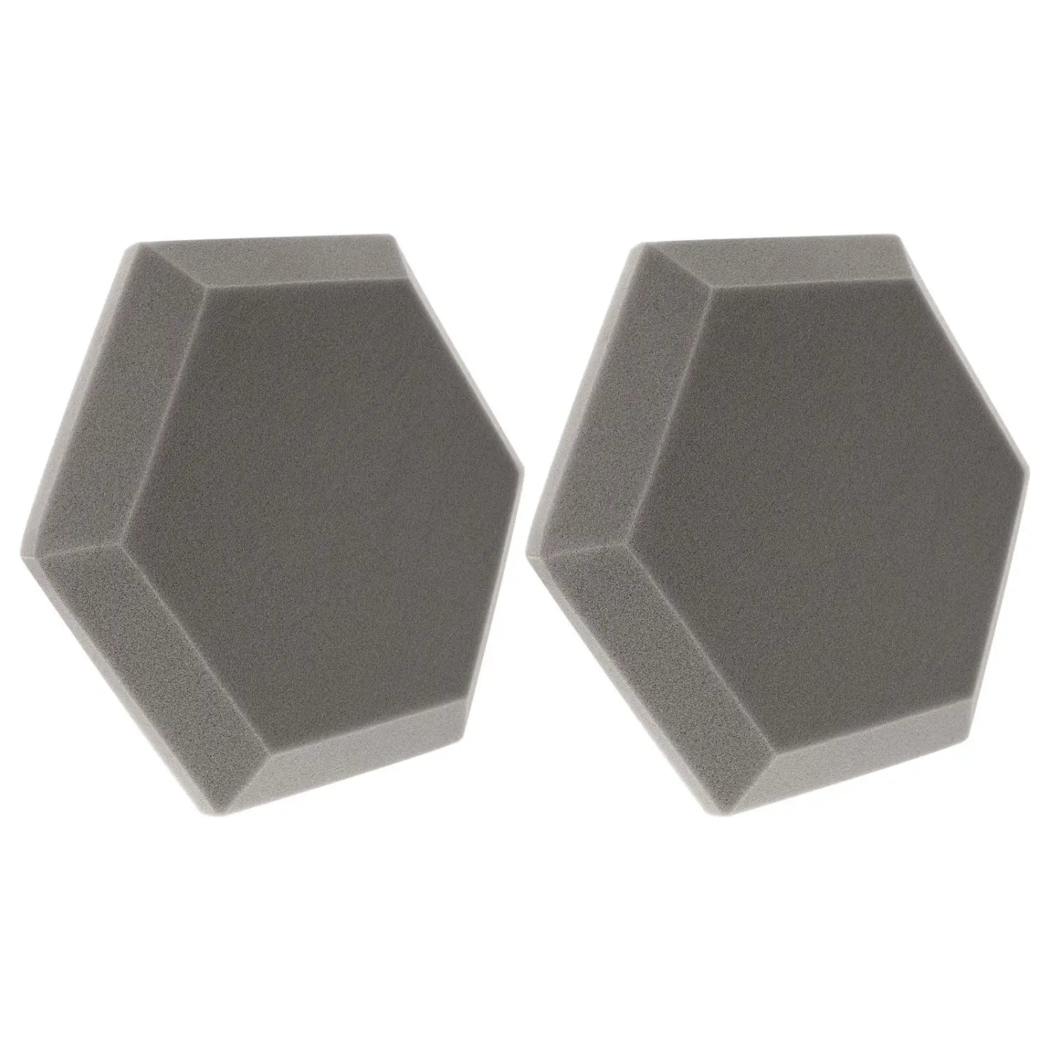 2Pcs Hexagon Sound Absorbing Wall Panels Professional Acoustic Foam for Home Studio Recording Room Noise Reduction Soundproofing