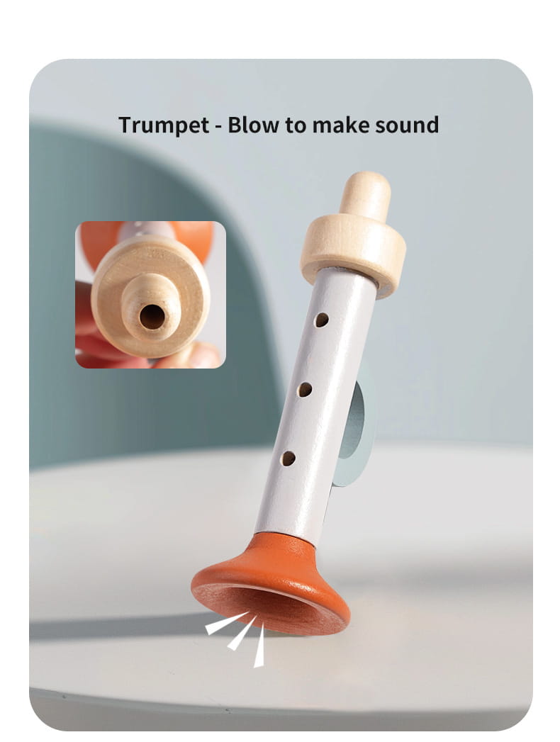 Baby Music Toys Montessori Wooden Toys Child Percussion Instruments Early Educational Toys Birthday Gifts for Toddlers Girl Boy