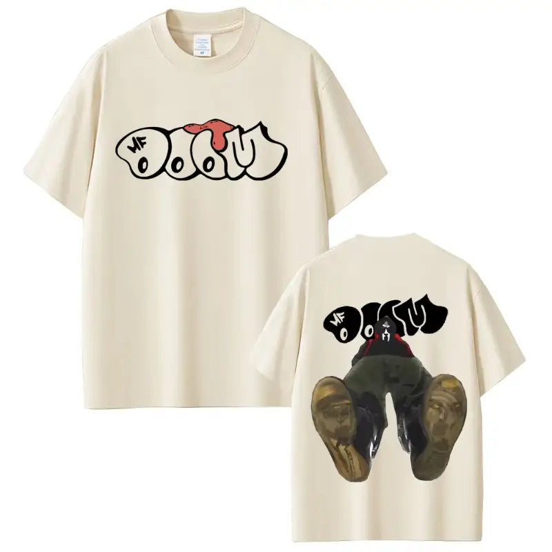 Rapper Mf Doom Album Madvillainy Graphic T-shirt Men Women Hip Hop Fashion Vintage T-shirts Male Casual Cotton Oversized T Shirt