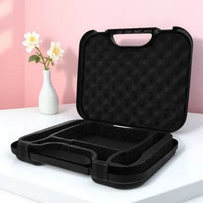 Large Capacity Microphone Storage Box for Condenser Mic Podcast Gear Studio Recording Equipment Portable Handheld Carrying Case