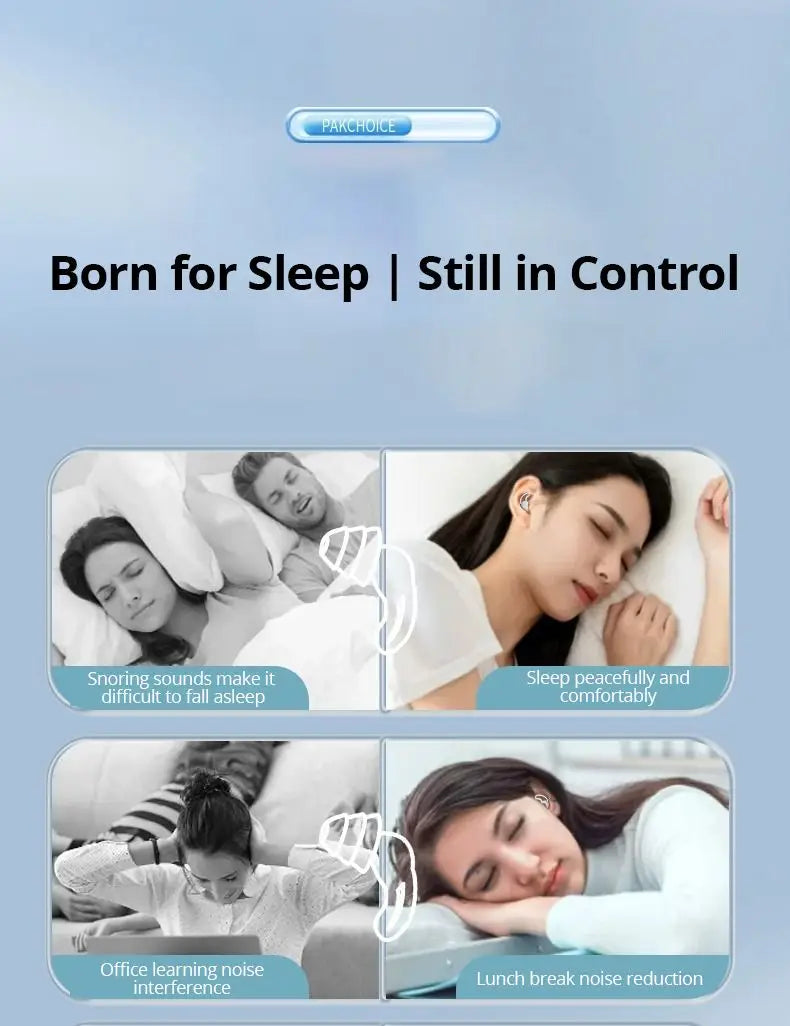 Soundproof Earplugs Three Layer White Silicone Earplugs Waterproof Swimming Earplugs Sleep Noise Reduction