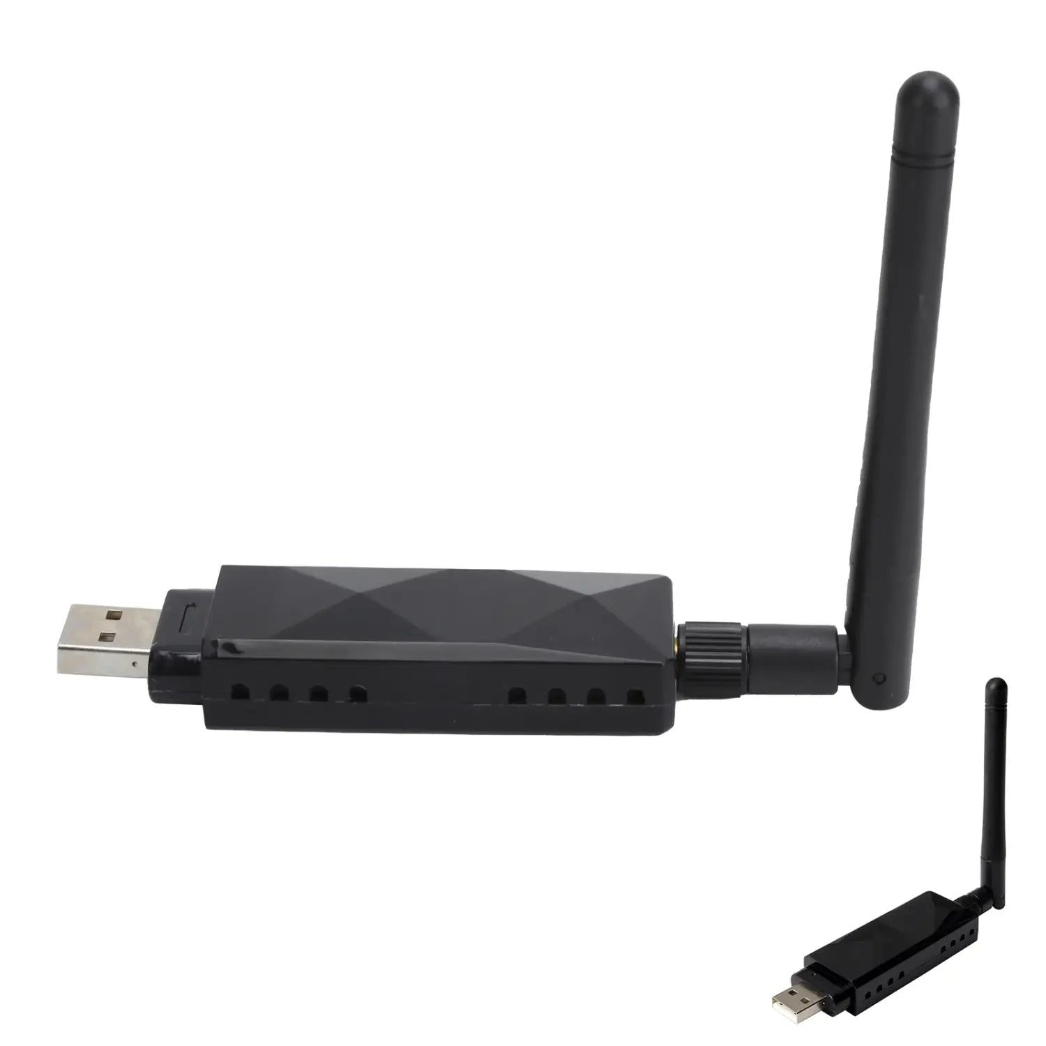 Universal AR9271 Wireless USB WiFi Adapter with Detachable 2DBI High Gain Antenna for PC Laptop TV Streaming Plug Play Stable