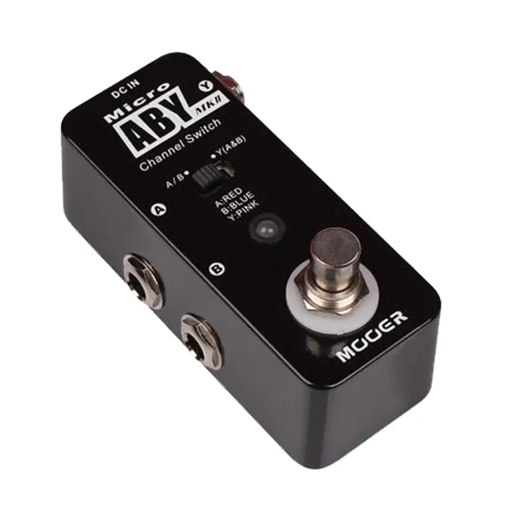 MOOER ABY MKII Guitar Effect Pedal Mini Channel Switch Pedal Full Metal Shell True Bypass Electric Guitar Parts Accessories