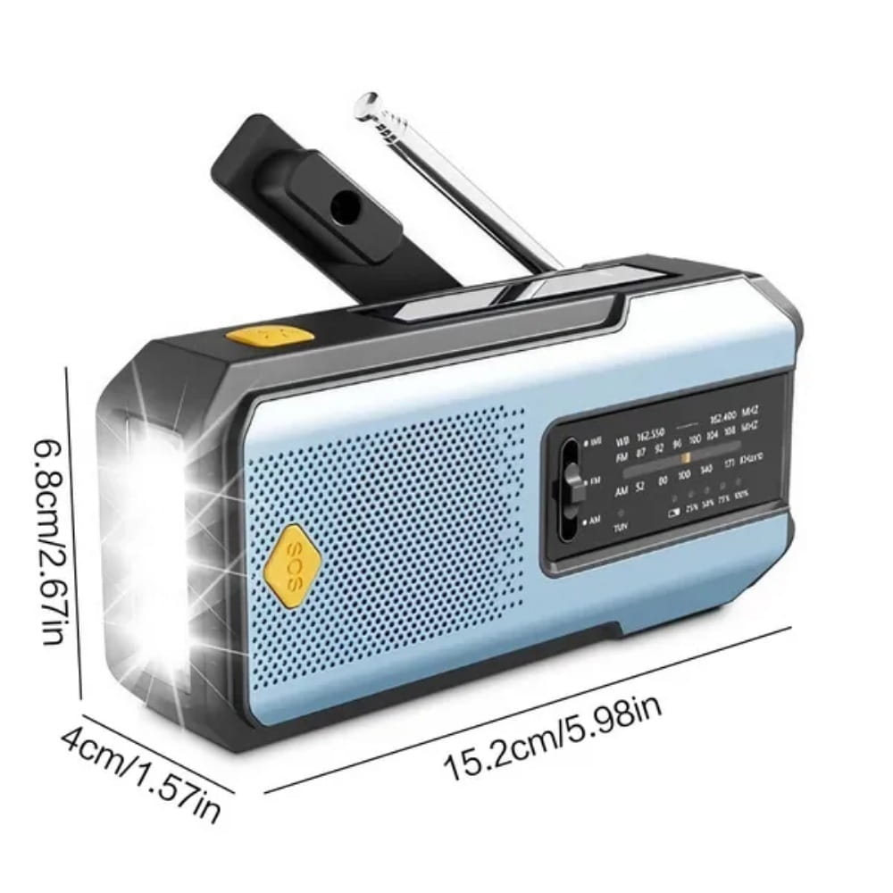 STONEGO Mini Portable Radio Handheld Rechargeable Digital FM USB TF MP3 Player Stonego Speaker Devices Supplies
