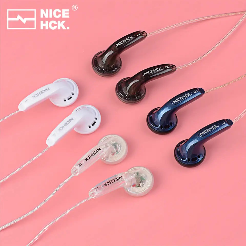NiceHCK YD30 UV Varnish Surface 3.5mm HIFI Music Wired Earbud 15.4mm Dynamic HD Microphone Earphone for Gaming Meeting Vido EB2S