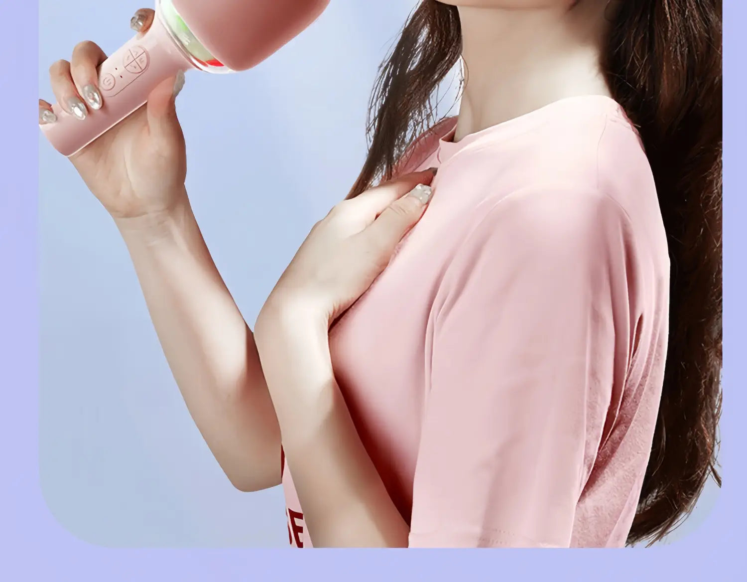 Wireless Karaoke Microphone with Speaker BT 5.3 No Delay 52mm Speaker No Howling Portable Mic for Singing with Lights