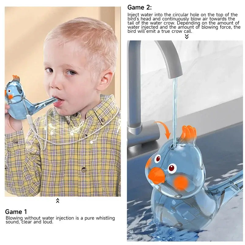 Water Bird Whistle Children Toy Oral Muscle Pronunciation Training Water Bird Called Baby Musical Instrument Kid Educational Toy
