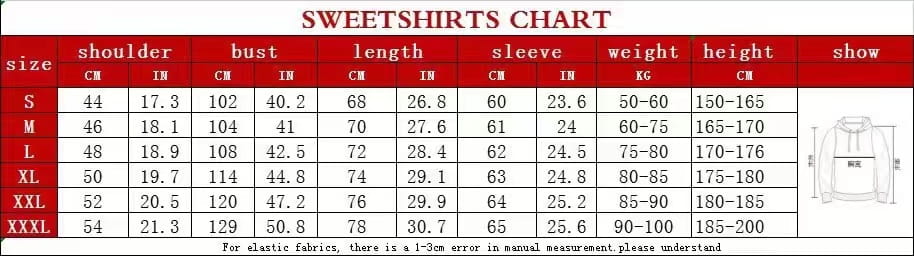 Rapper NATOS WAOR 13 Sweatshirts Men Women Fashion Hip-hop Pullover Autumn Winter Loose Casual Gothic Punk Tracksuit Streetwear