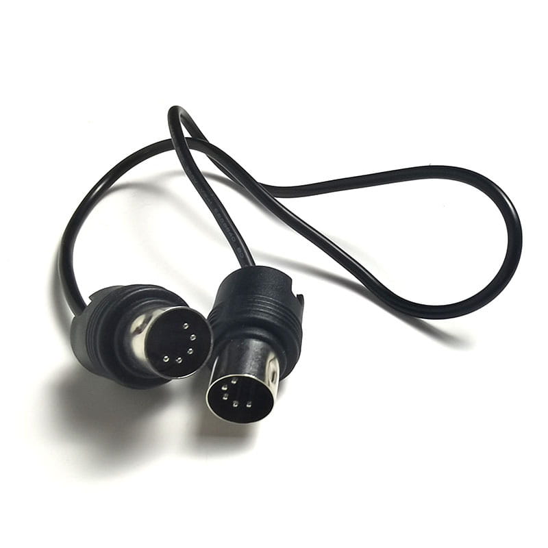 360° MIDI male to male cable 5 pin Electric Piano keyboard effector Sound card transmission Extension Cord MIDI Cable DIN Plug