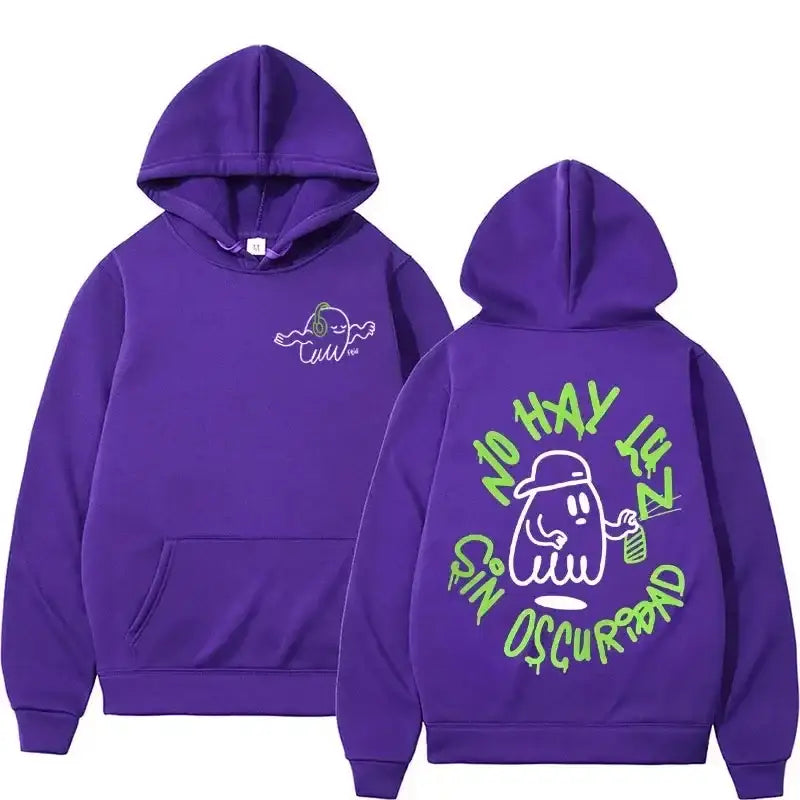 Rapper Feid Ferxxo Mor No Le TemasLa Trendy Graphic Hoodie Hip Hop Pullover Tops Man Sweatshirt Loose Classic Simple Long Sleeve