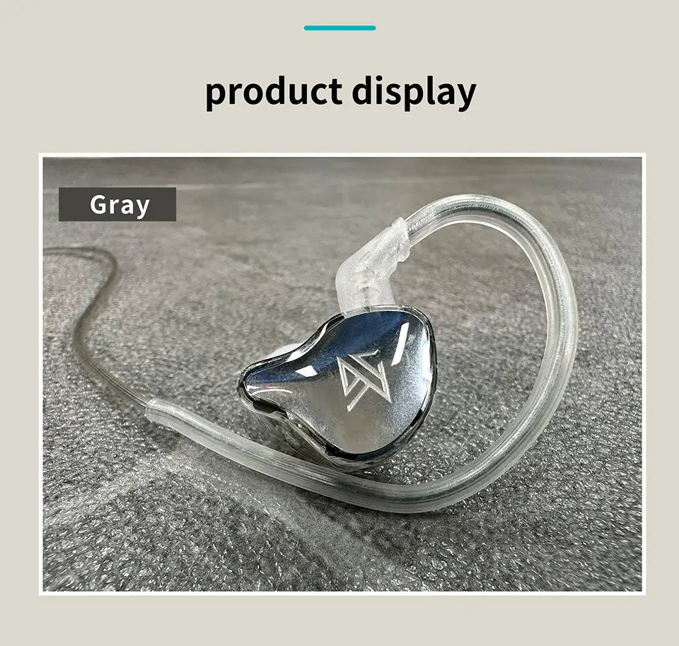 KZ EDCX In-Ear Wired Earphone Monitor HiFi Music Headphones Sport Noise Reduction Game Bass DJ Outdoor Earbuds Dynamic Headset
