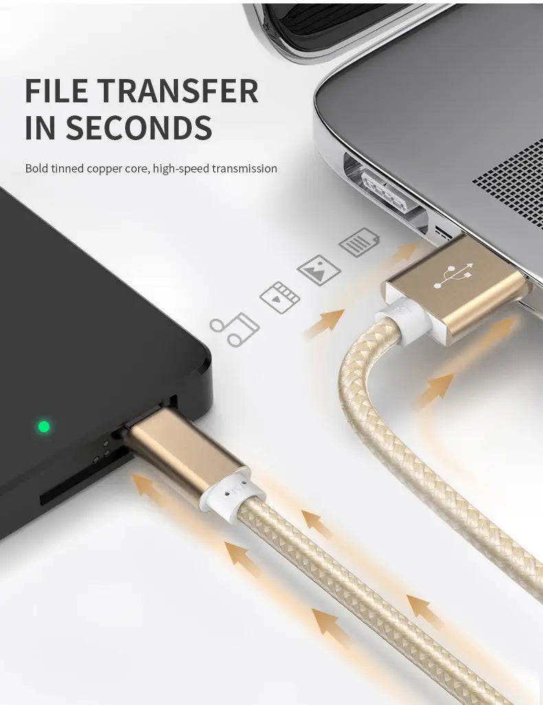 NNBILI Mini USB Cable USB To USB Fast Data Charger Cable For MP3 MP4 Player Car DVR GPS Digital Camera HDD Mini USB 1M/2M