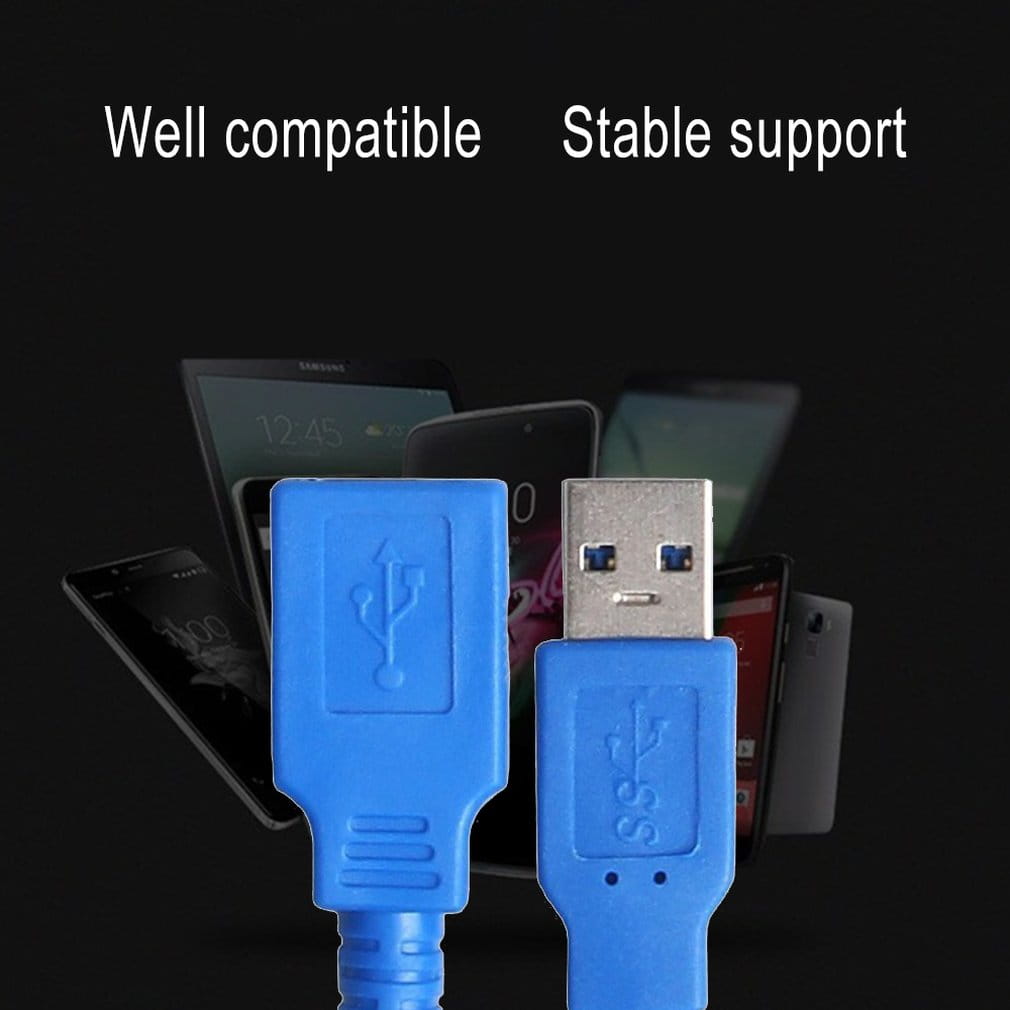 USB 3.0 A Male AM to USB 3.0 A Female AF USB3.0 Extension Cable 0.5m 1m 1.5m 3m for Laptop Mouse Keyboard Hard Disk Computer