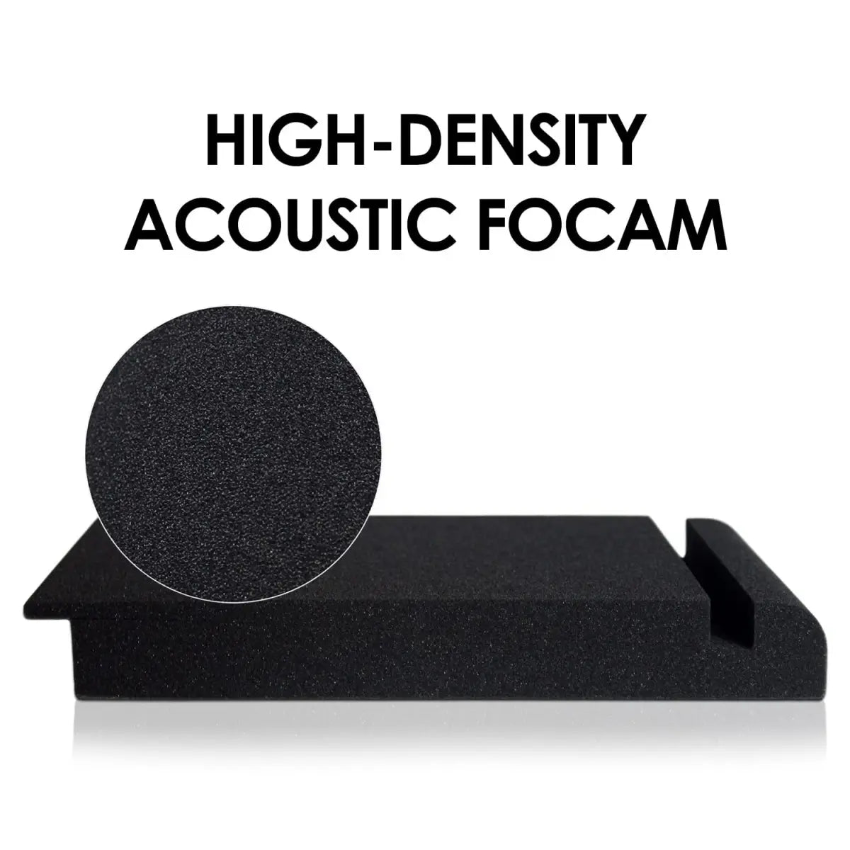 Miwayer 1-Pack Acoustic Isolation Pads Studio Monitor Speaker Isolation Foam Pads for Sound Improvement Prevent Vibrations
