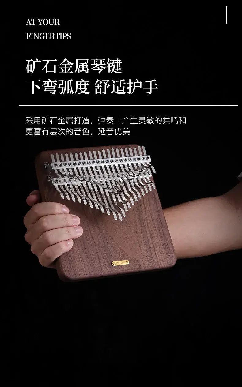 LINGTING Chromatic Kalimba 34 42 Key C Note Portable Thumb Piano Musical Keyboard Professional Kalimba Musical Instruments Gifts