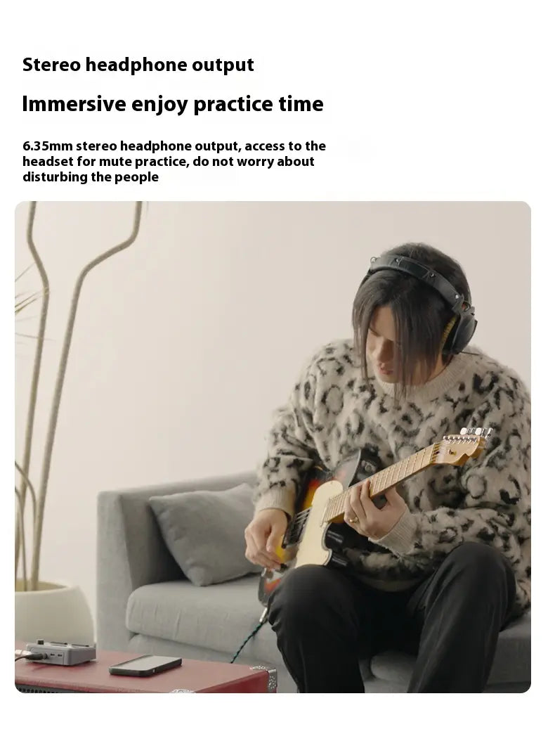 SONICAKE Pocket Master Electric Guitar Bass Amplifier Customized 1.77 LCD Screen Modeling IR Multi-Effect With OTG Looper Gifts