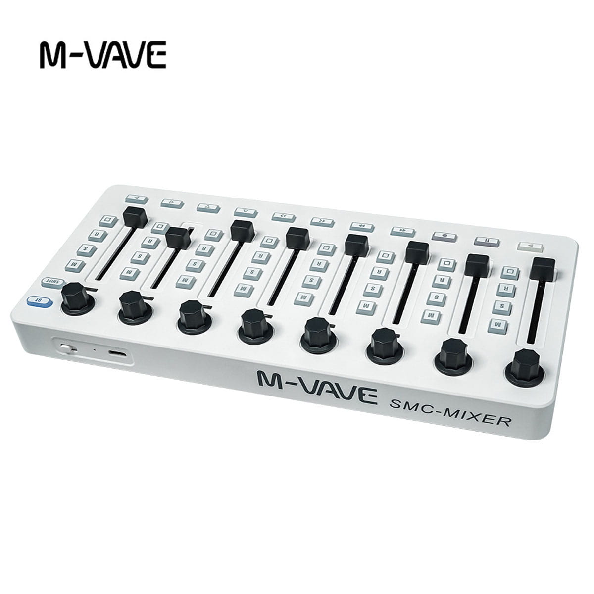 M-VAVE SMC-Mixer Wireless MIDI Controller 43 Buttons 8 Faders 8 Knobs Portable DAW Controller for Ableton/FL Studio/Cubase