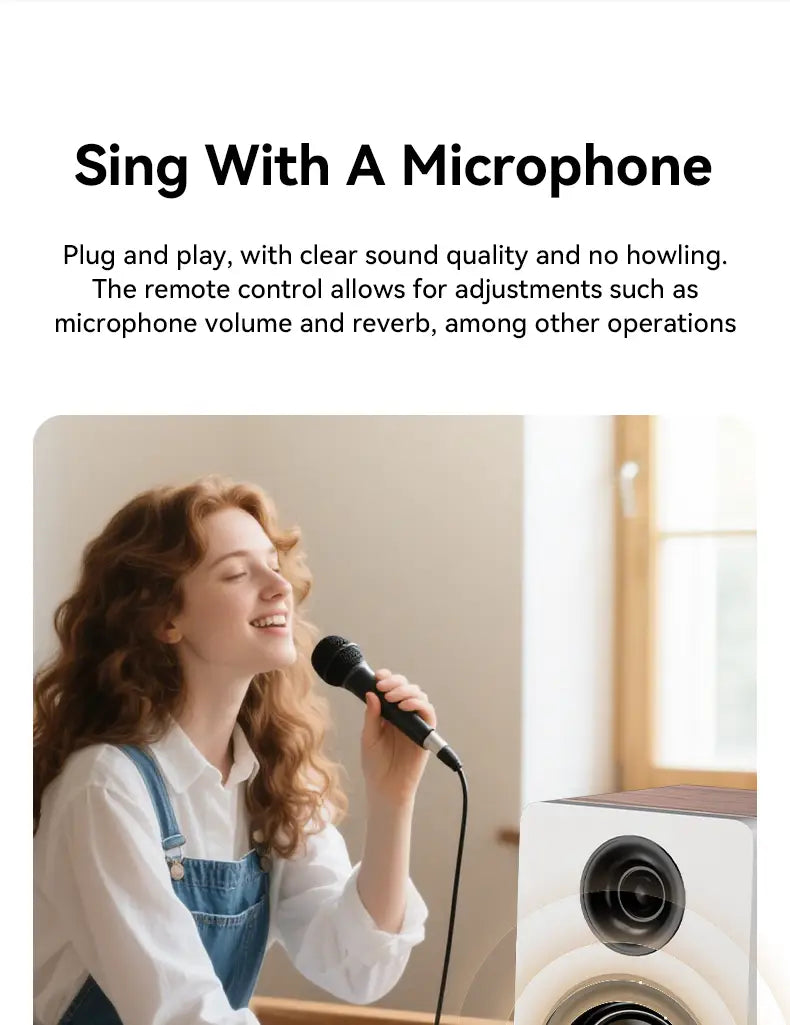Bluetooth-compatible 6.0 Audio Receiver 3.5mm AUX RCA USB 6.5MM Microphone Music Wireless Adapter with Remote Control for TV PC