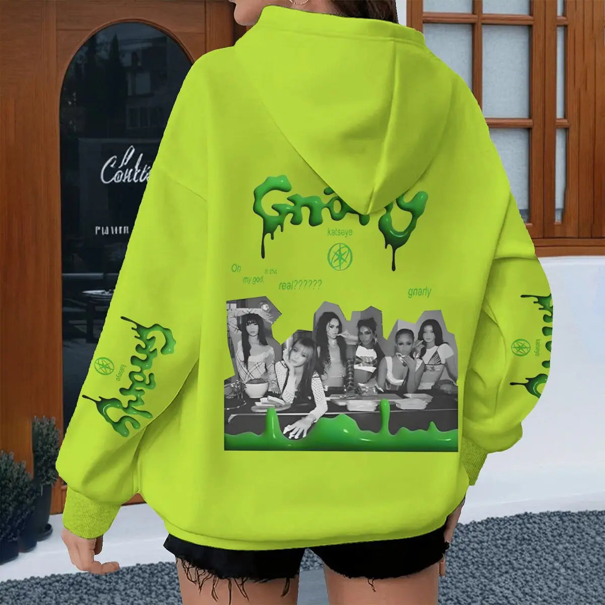 Street Style Katseye Women’s Hoodies Hip Hop Pop Music Band Katseye Streetwear Long Sleeve Spring Autumn Unisex Hoody Gifts