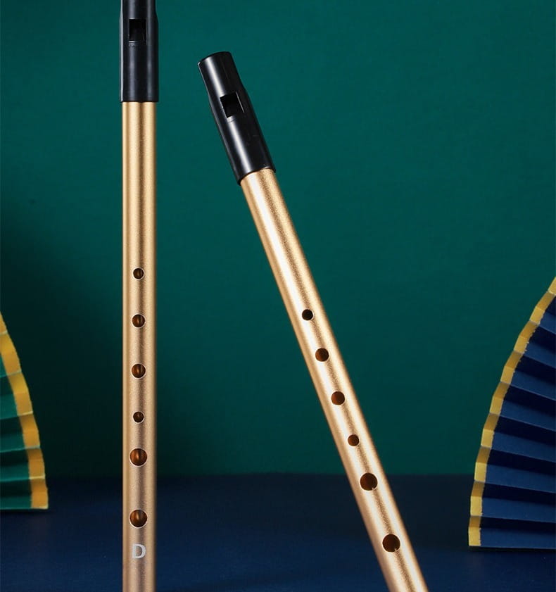 Metal Irish Whistle Portable Student Playing Recorder Professional Performance Irish Whistle Piccolo Flute Wind Music Instrument