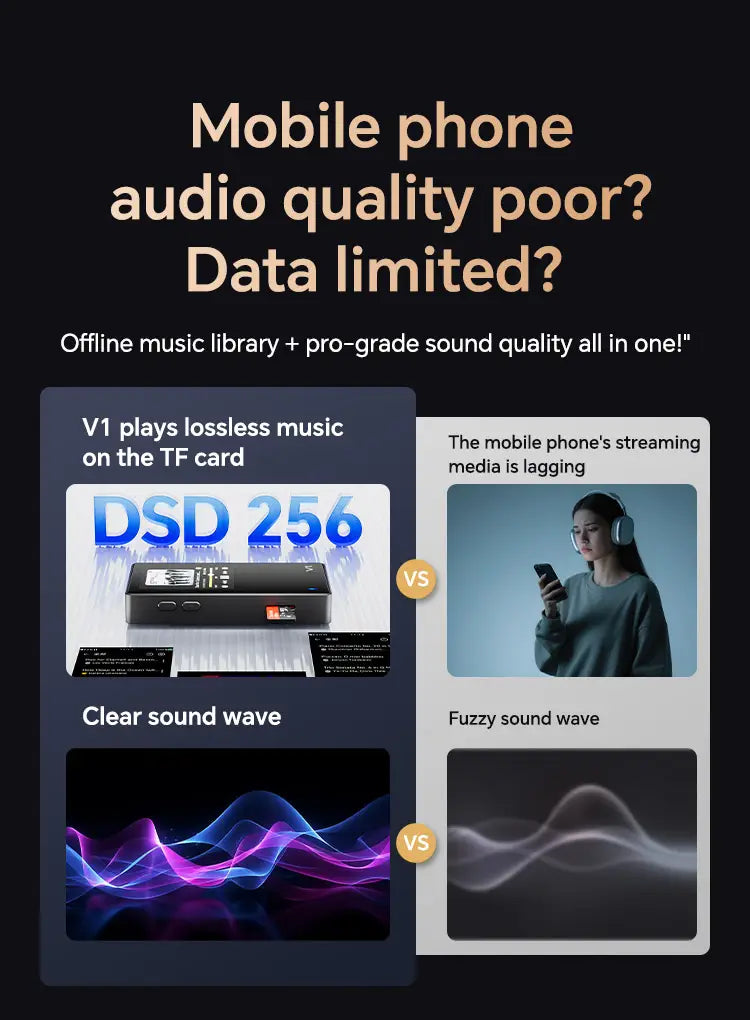 TempoTec Variations V1,IM05 IM01 earphones HiFI music player USB DAC DAP,headphone amplifier 4.4mm&3.5mm ports PEQ,