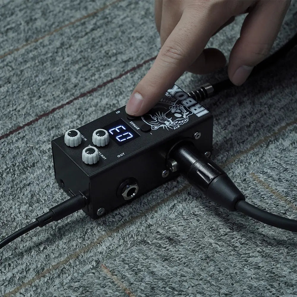 M-VAVE Guitar IR Box Effects Pedal with IR Cab Impulse Response Cabinets Speaker Simulator XLR Output Port 6.35mm Output/Input