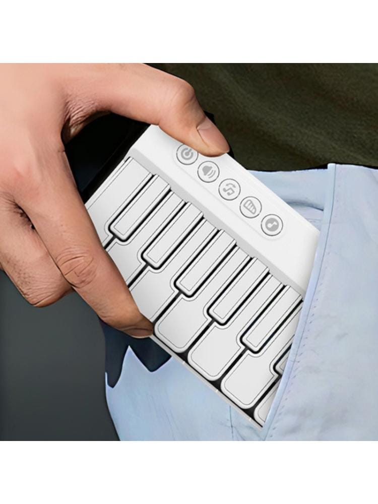Musical Learning Toy Piano for Portable Design Enhances Creativity While Building Basic Music Knowledge with ABS Texture